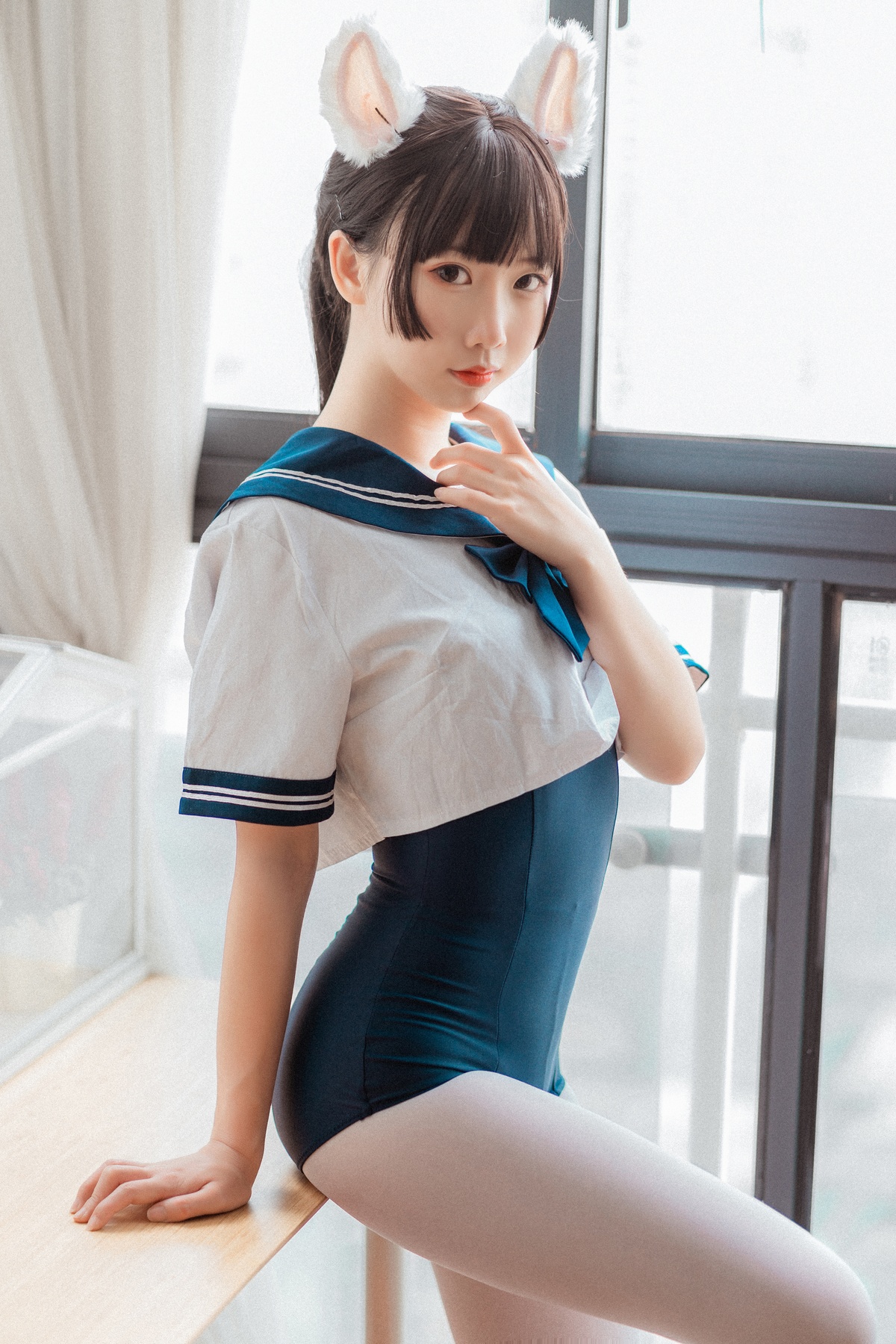 图片[3]-微博Coser@面饼仙儿 水手服SI库水-COS世界