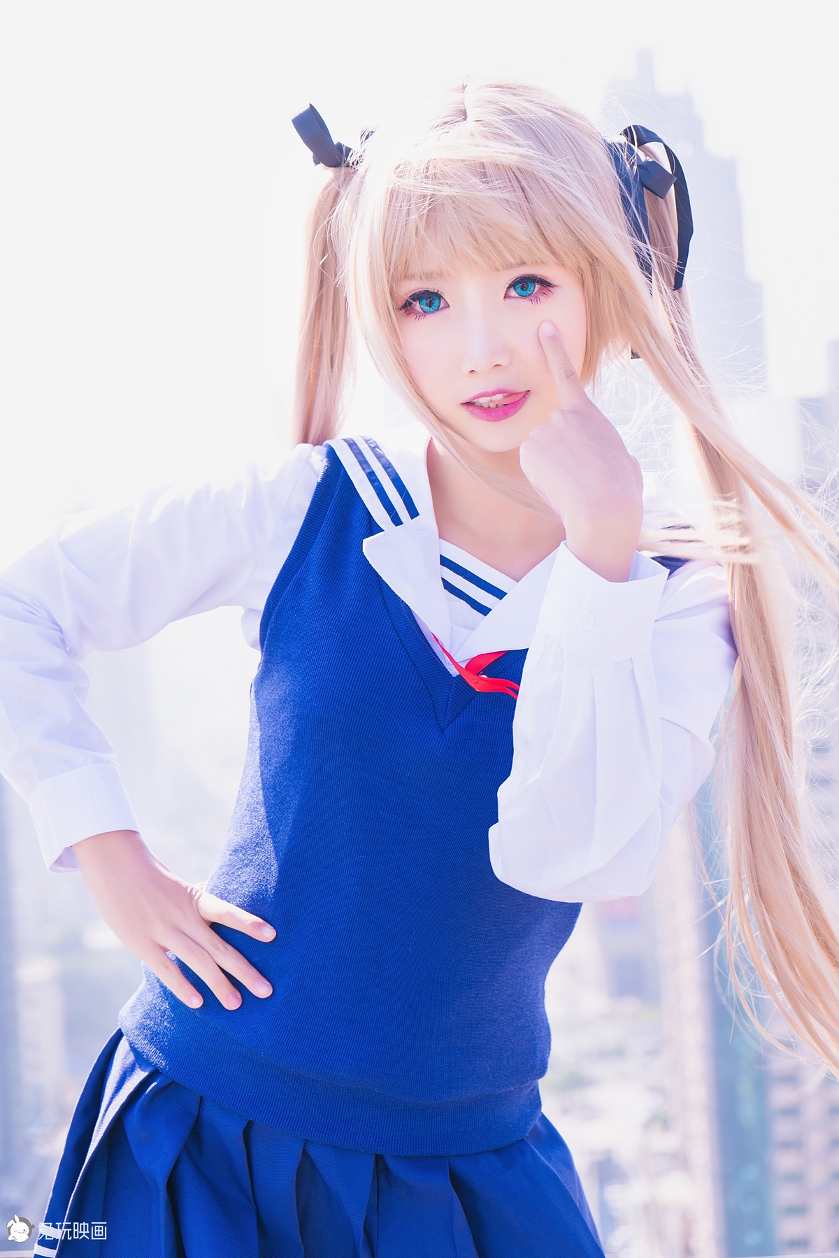 图片[2]-微博Coser@面饼仙儿 NO.021 双马尾COS-COS世界