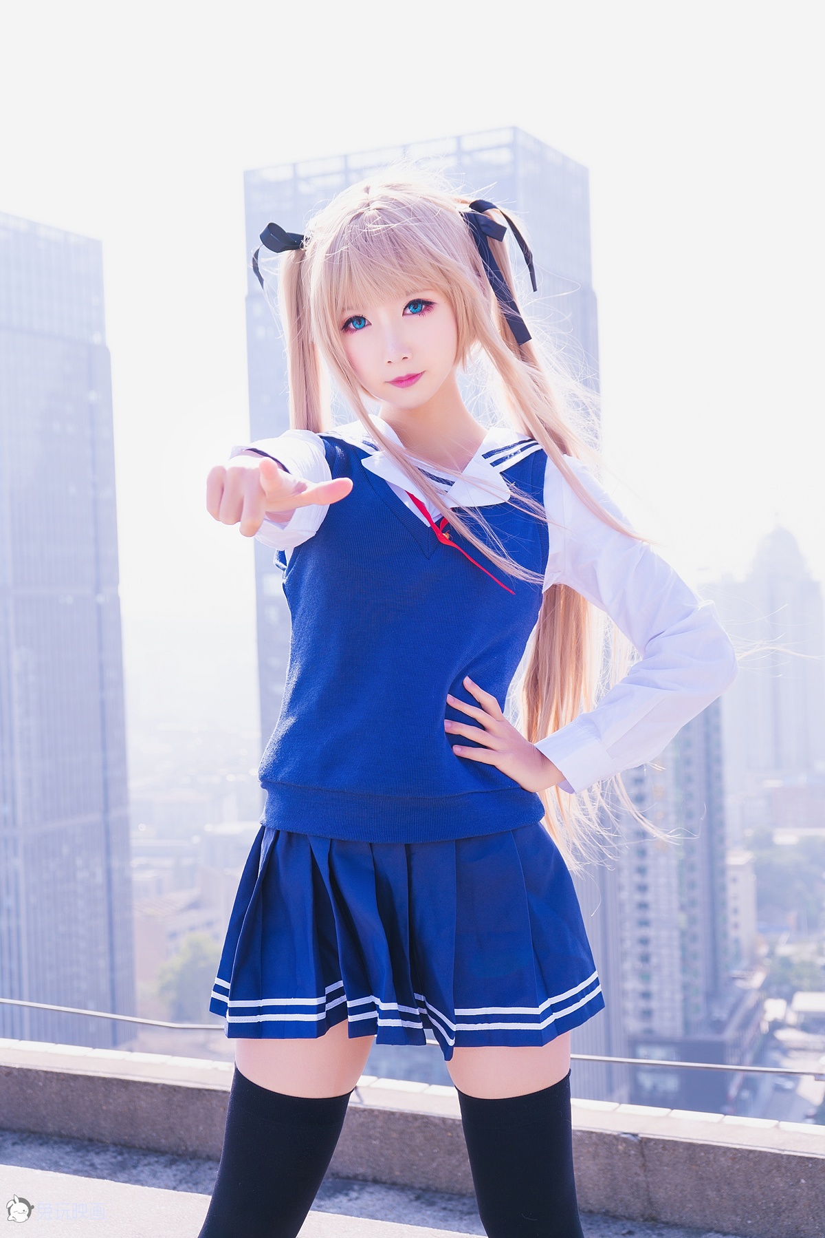 微博Coser@面饼仙儿 NO.021 双马尾COS-COS世界