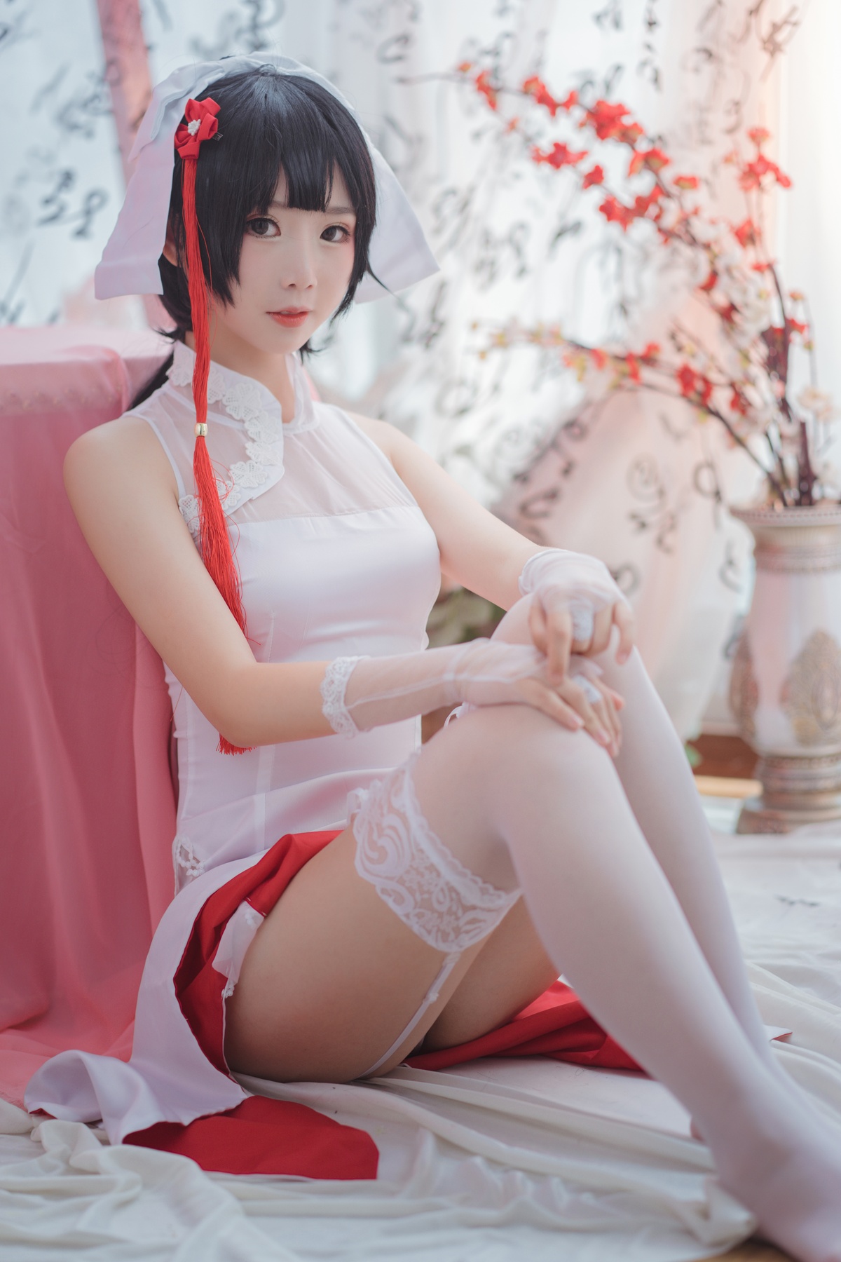 图片[4]-微博Coser@面饼仙儿 NO.022 高雄旗袍-COS世界