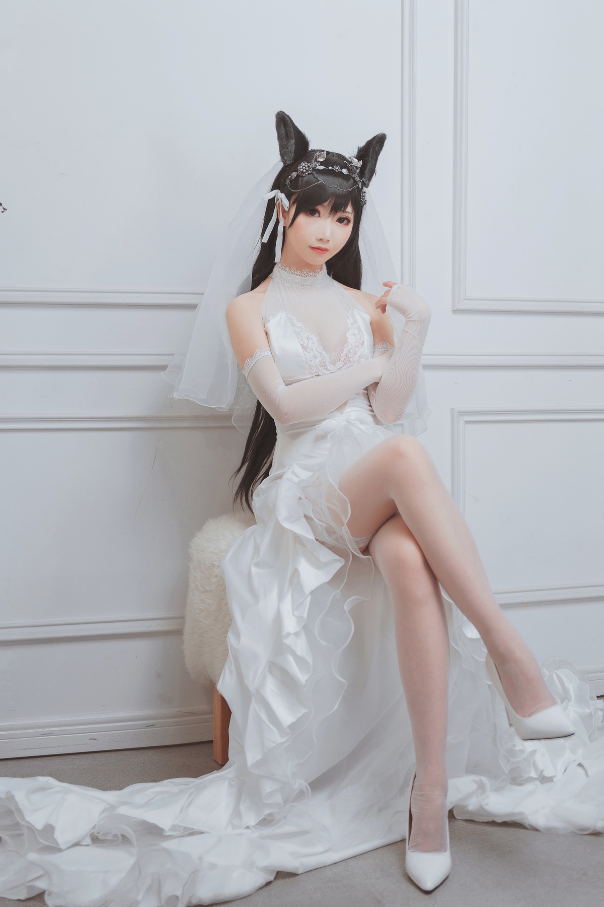 图片[2]-微博Coser@面饼仙儿 NO.023 爱宕花嫁-COS世界