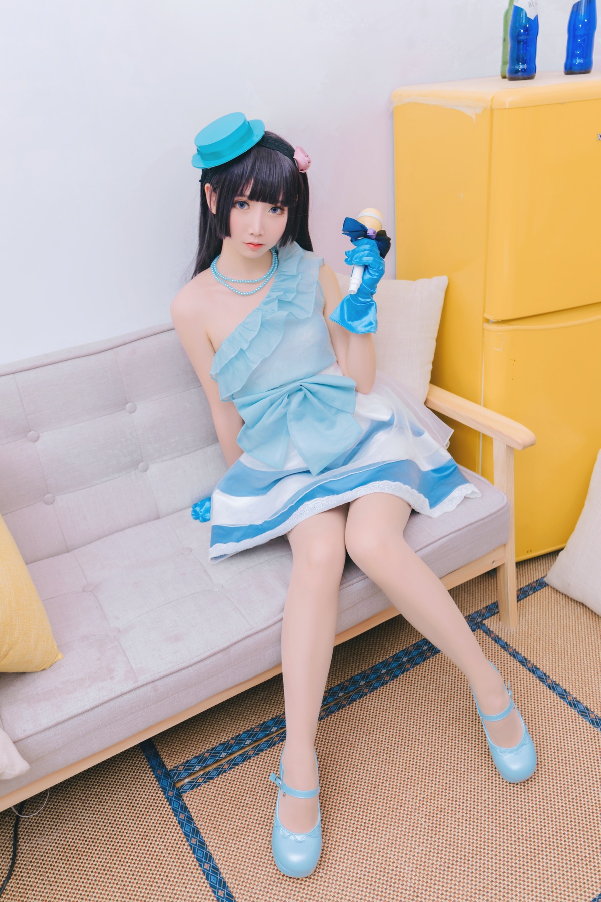 图片[2]-微博Coser@面饼仙儿 NO.026 黑猫打歌服-COS世界
