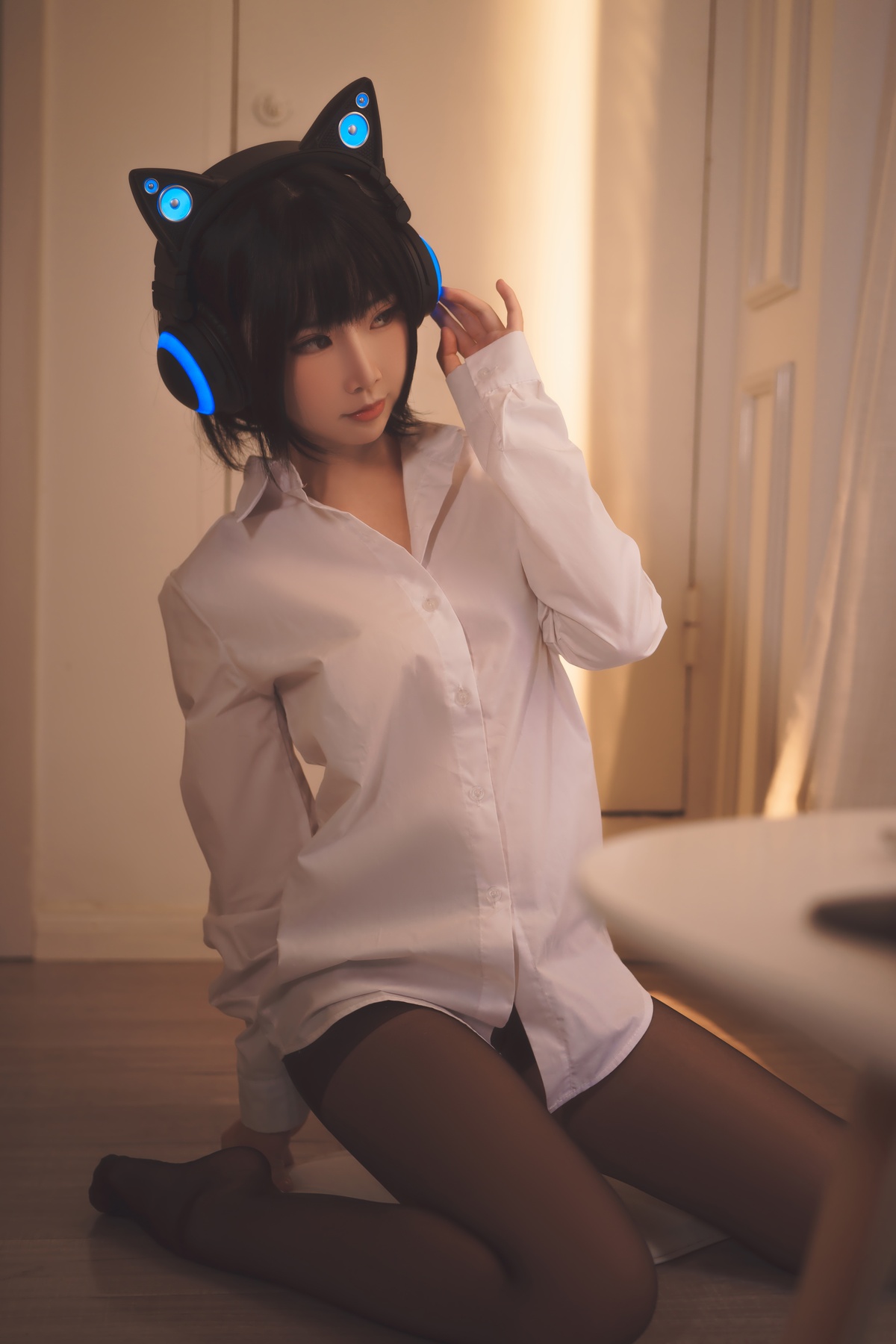 图片[4]-微博Coser@面饼仙儿 NO.036 猫耳耳机-COS世界