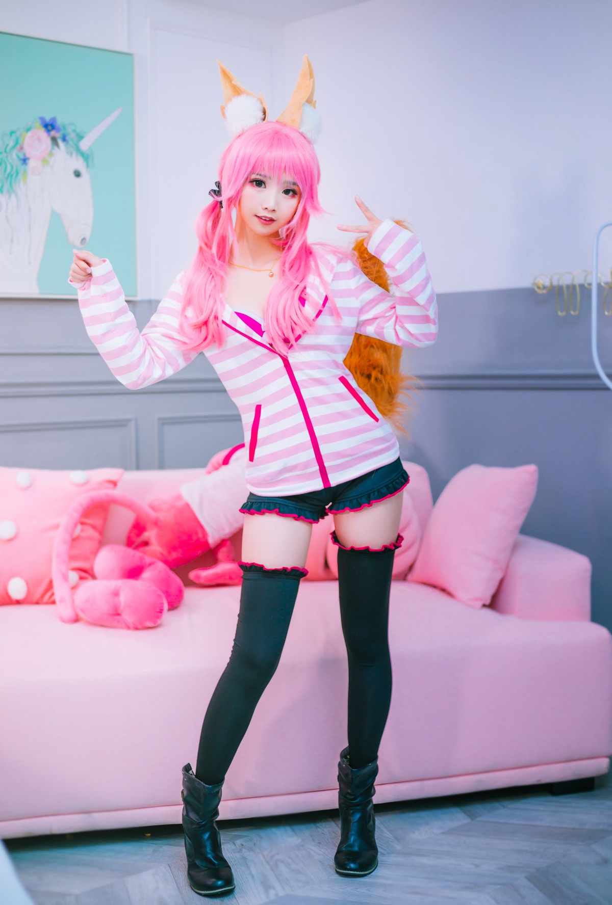 微博Coser@面饼仙儿 NO.037 玉藻前日常-COS世界