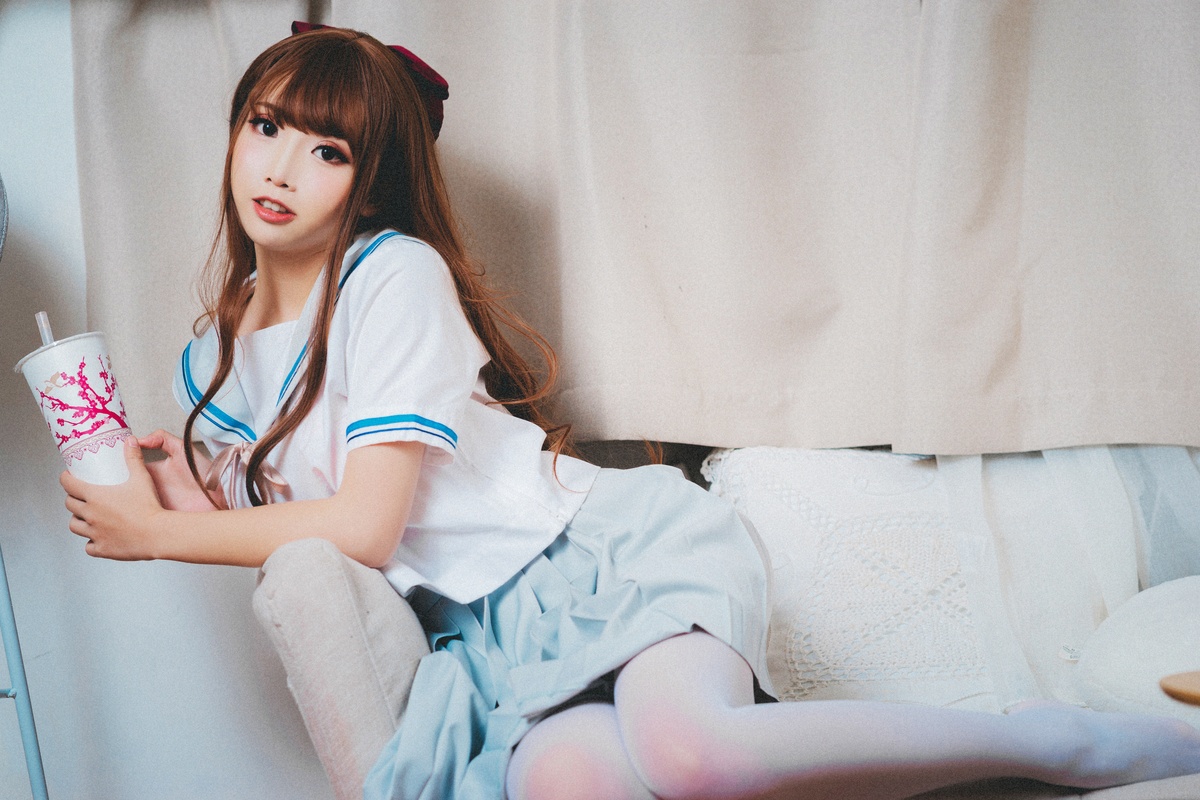 图片[2]-微博Coser@面饼仙儿 NO.043 JK秀-COS世界
