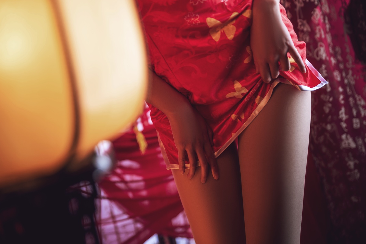 图片[4]-微博Coser@面饼仙儿 NO.052 雷姆旗袍-COS世界