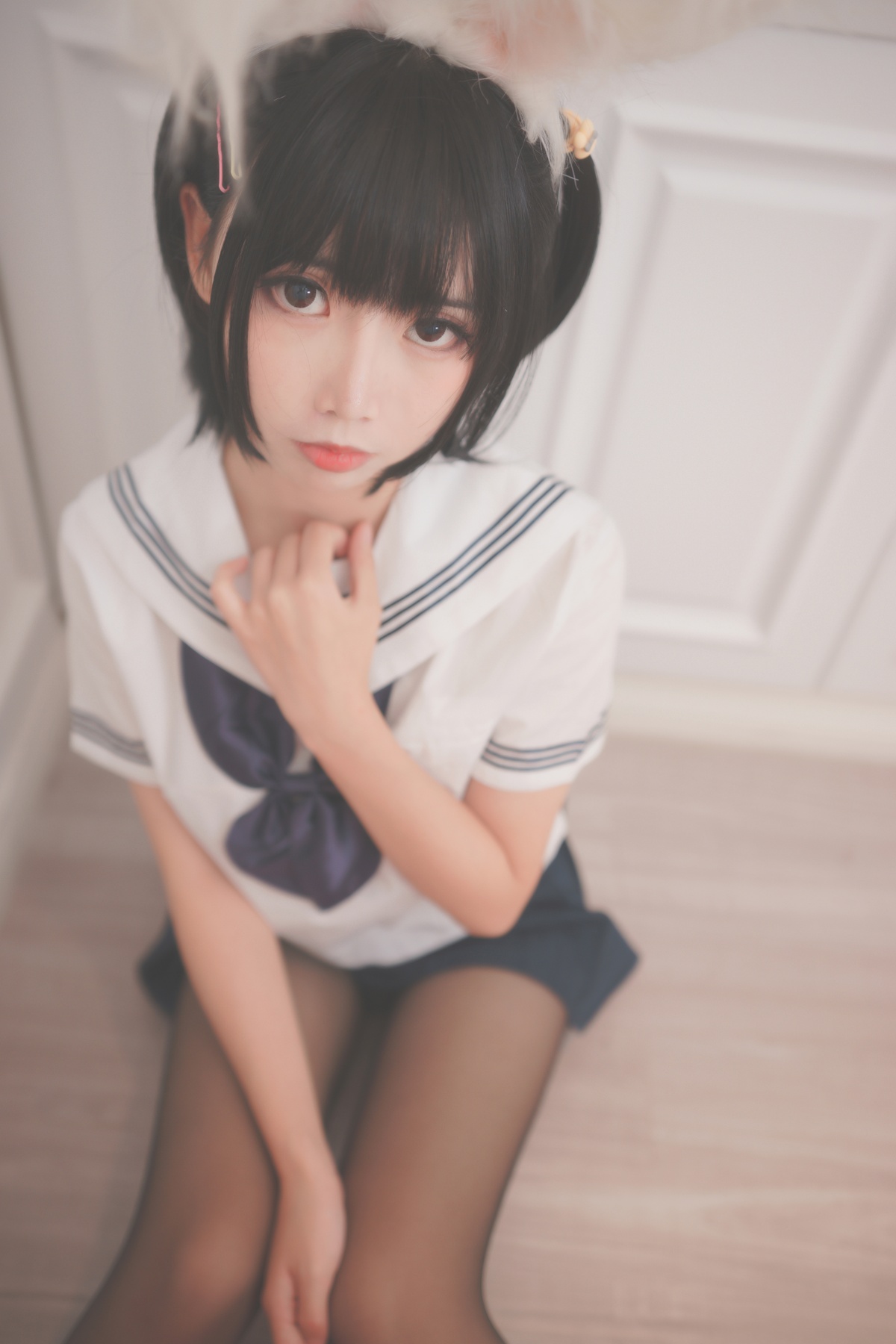 图片[5]-微博Coser@面饼仙儿 NO.053 面饼兔耳jk-COS世界