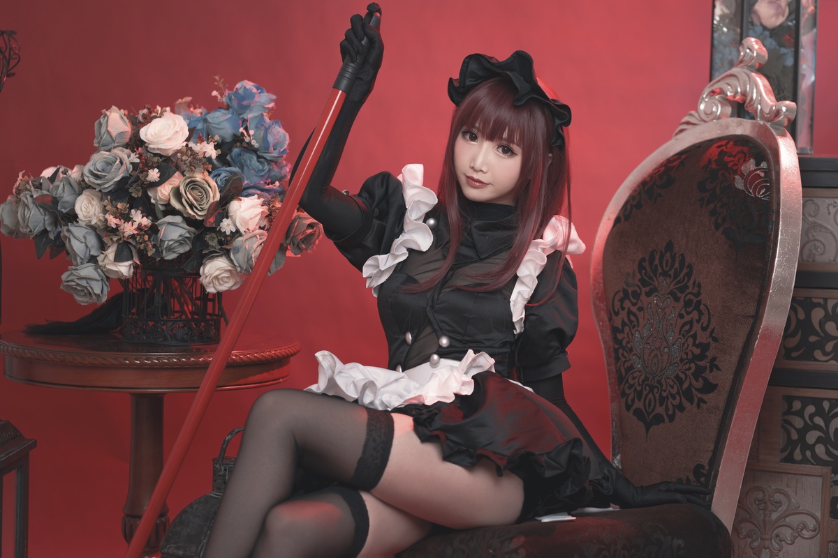 图片[2]-微博Coser@面饼仙儿 NO.056 斯卡哈女仆-COS世界