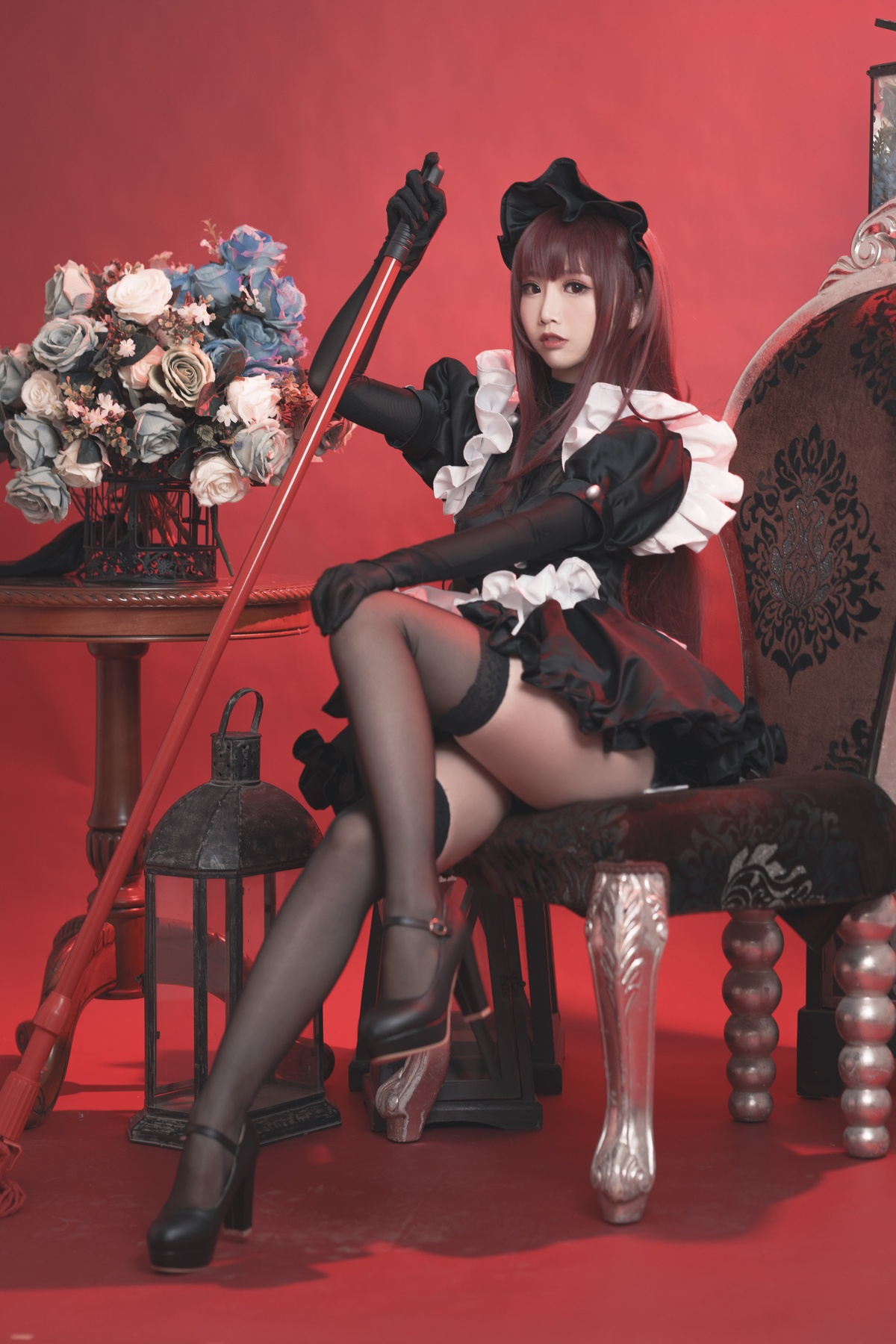 图片[3]-微博Coser@面饼仙儿 NO.056 斯卡哈女仆-COS世界