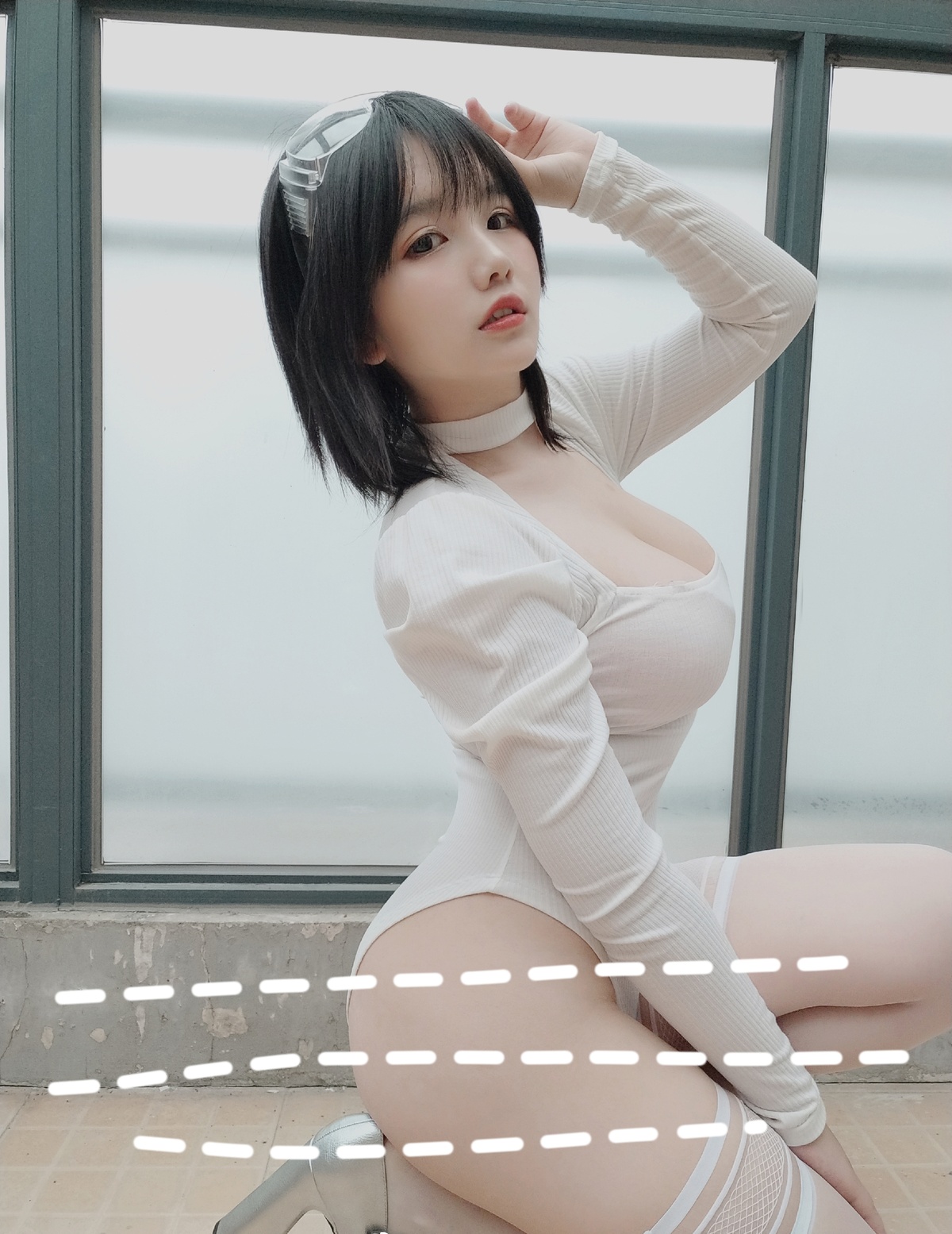 图片[2]-【coser】阿半今天很开心 – NO.05 白色肉感-COS世界