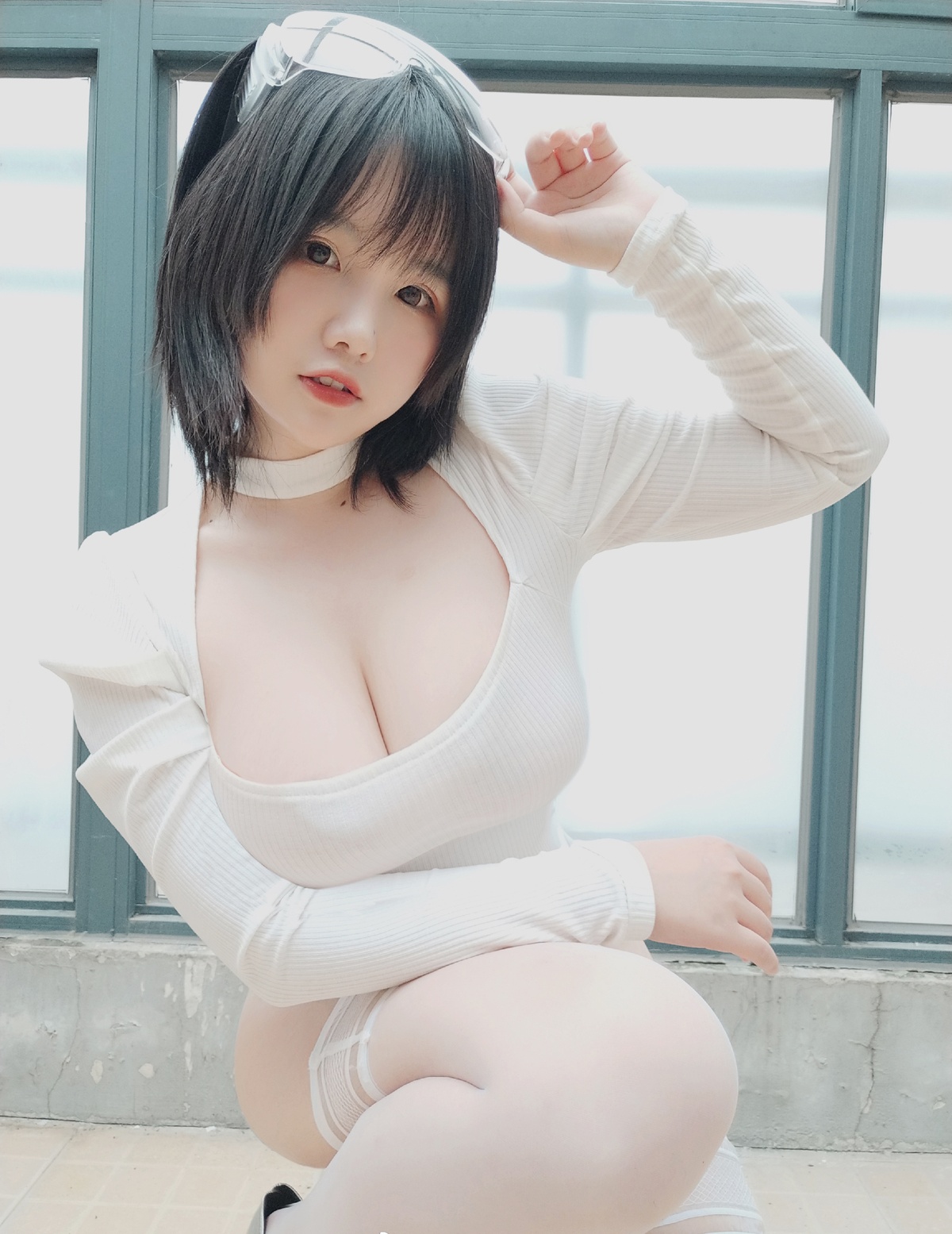 图片[4]-【coser】阿半今天很开心 – NO.05 白色肉感-COS世界