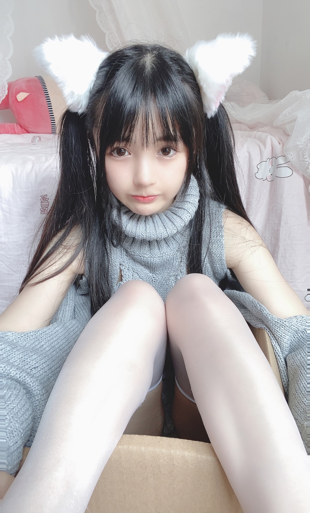 【网红萝莉】桜井宁宁 NO.027 小白猫-COS世界