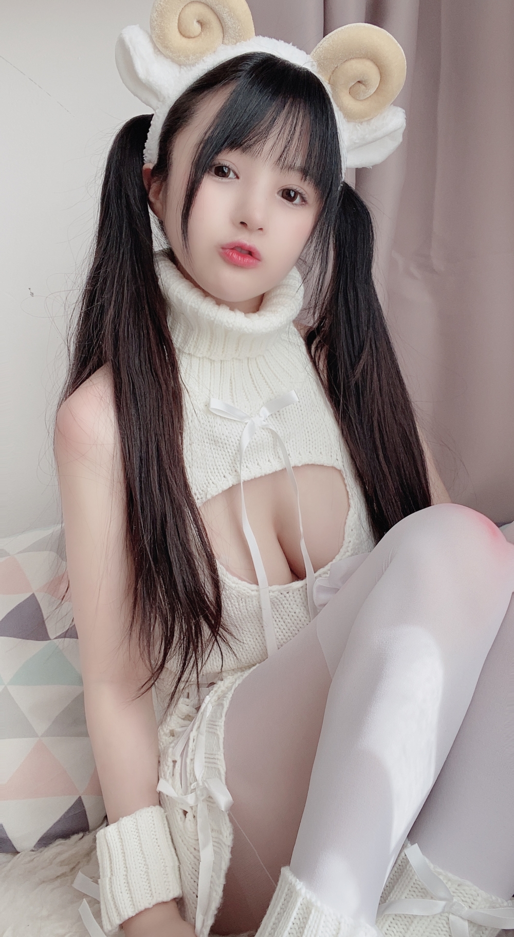【网红萝莉】桜井宁宁 NO.007 绵羊少女-COS世界