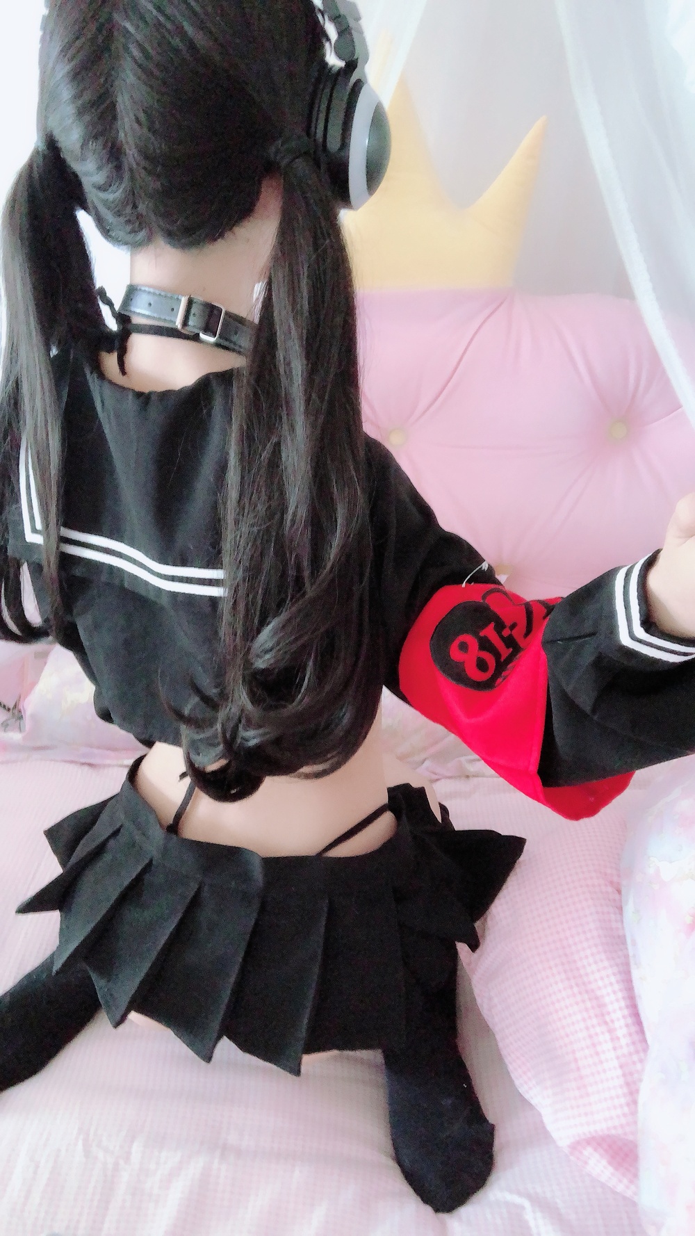 【网红萝莉】桜井宁宁 NO.018 半乳制服概念-COS世界
