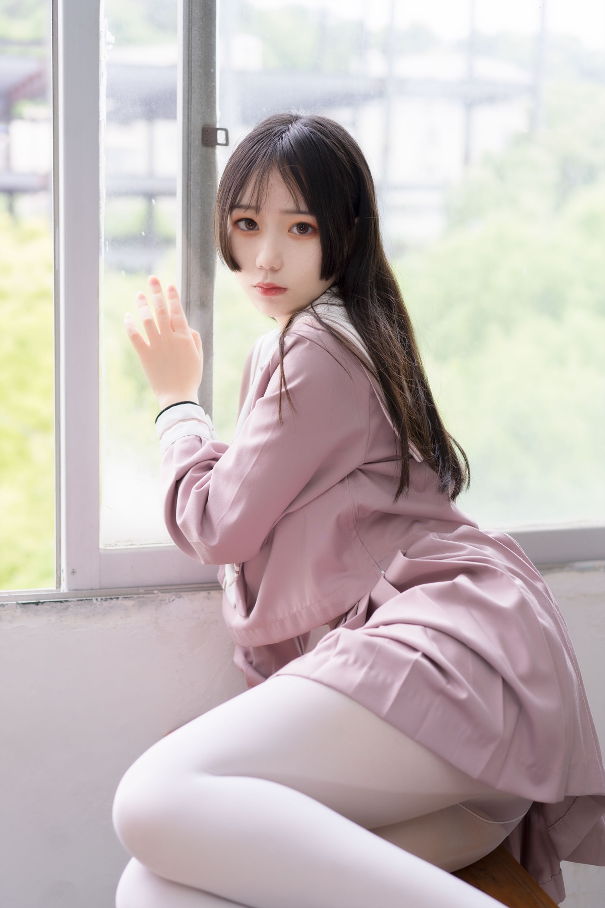 「网红萝莉」二次元性感美腿白丝-COS世界