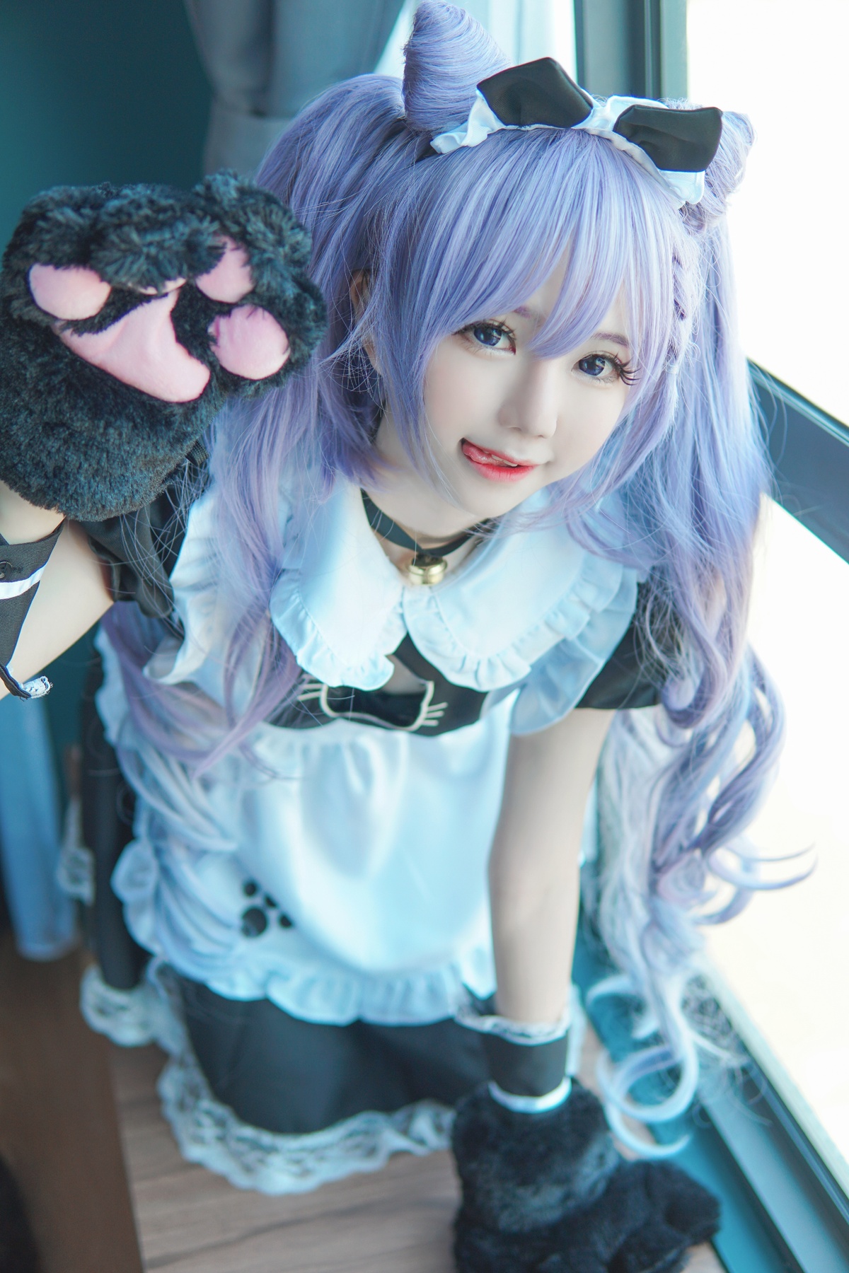 图片[5]-Sally Dorasnow – NO.05 Keqing Maid-COS世界