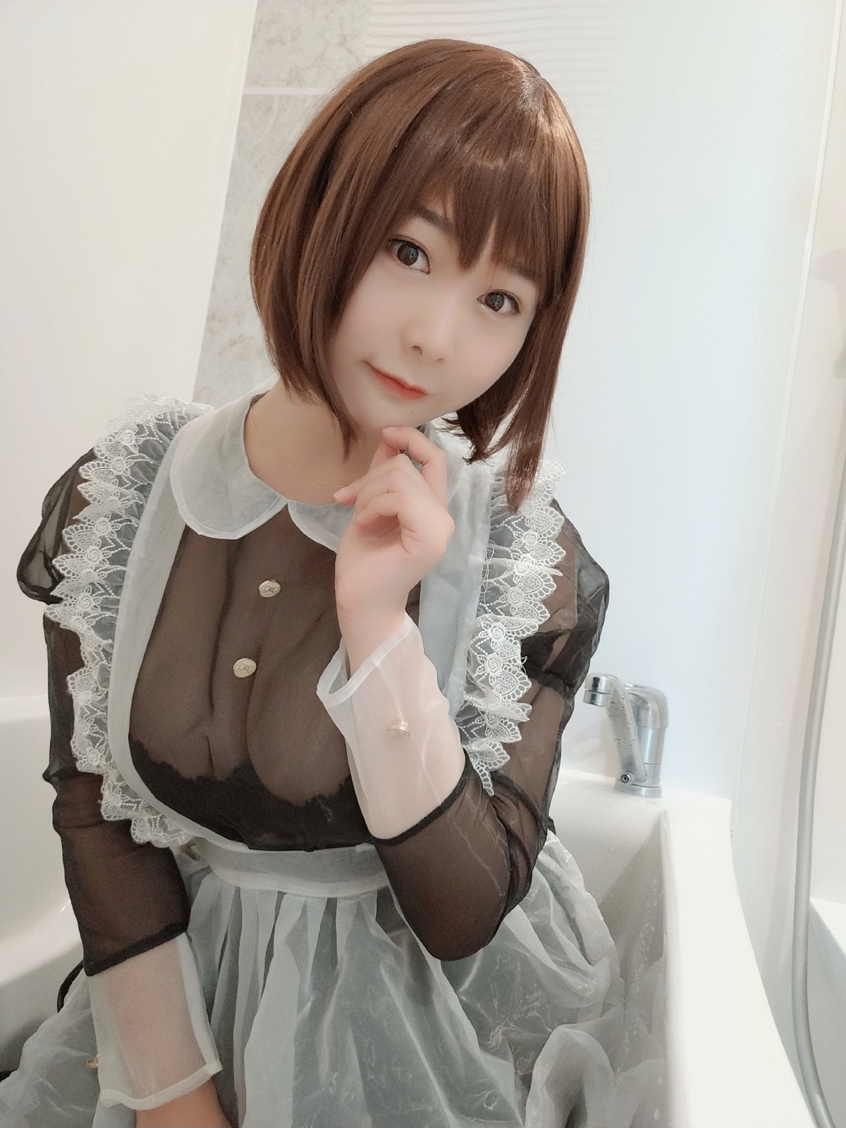 图片[2]-「微博萝莉」NO.17 透明女仆-COS世界
