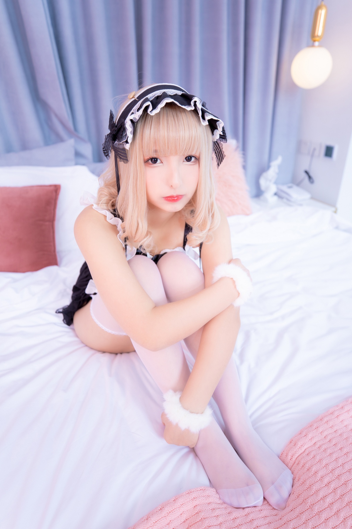 图片[5]-微博Coser@神乐坂真冬-白丝套装-COS世界