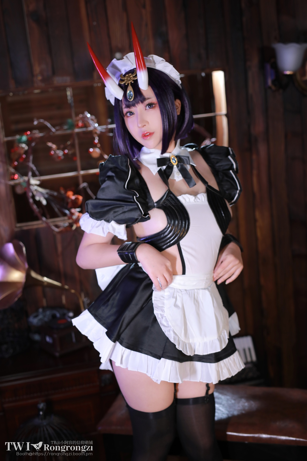 图片[5]-微博Coser@小容仔咕咕咕w NO.008 酒吞童子女仆-COS世界