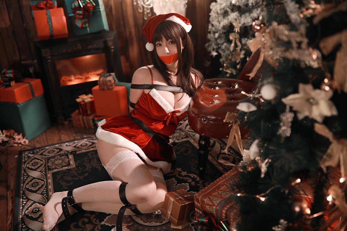 微博Coser@小容仔咕咕咕w NO.002 圣诞礼物×捆绑-COS世界