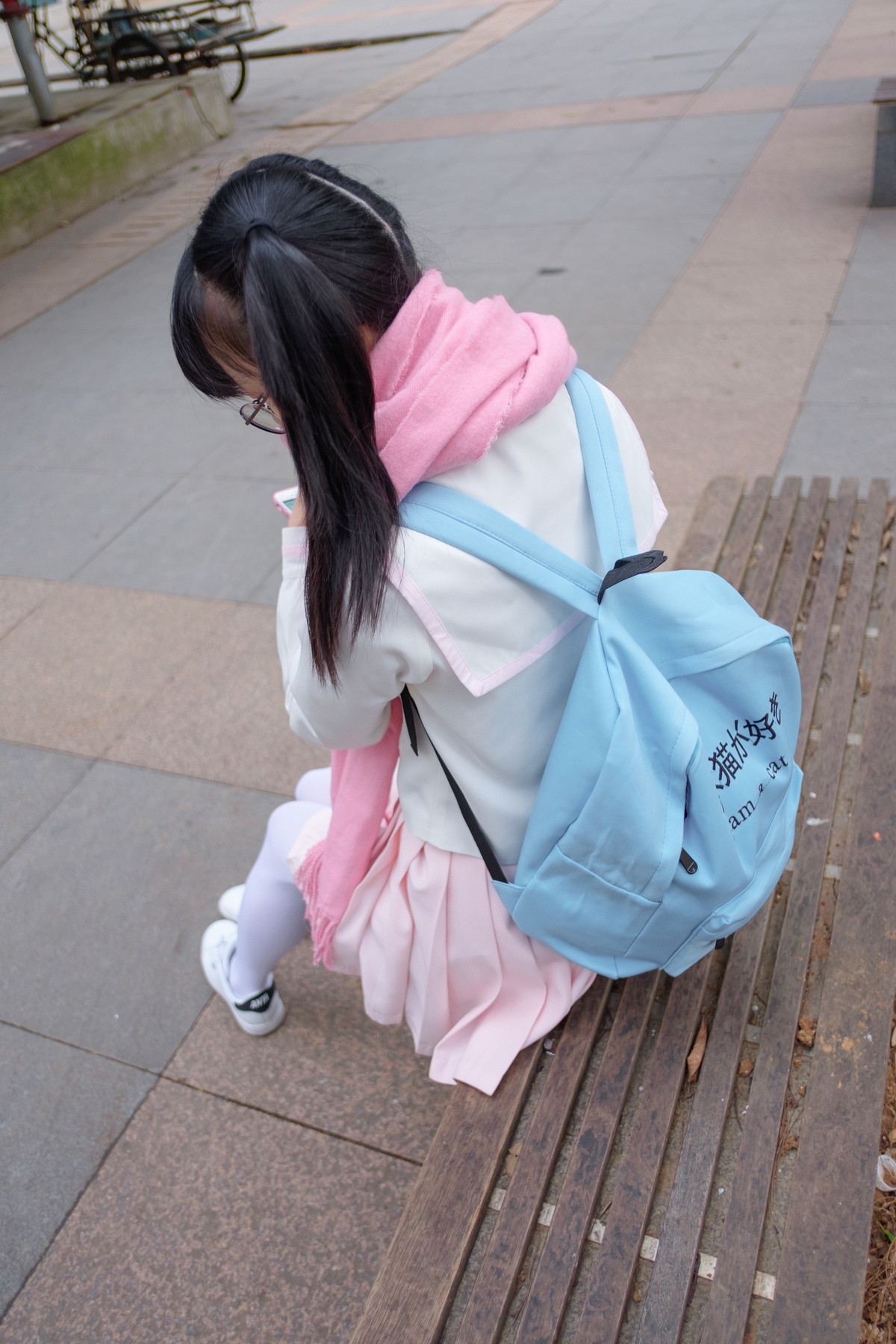 图片[5]-「网红萝莉」阿诺不是施瓦辛戈 – 白丝粉红少女-COS世界