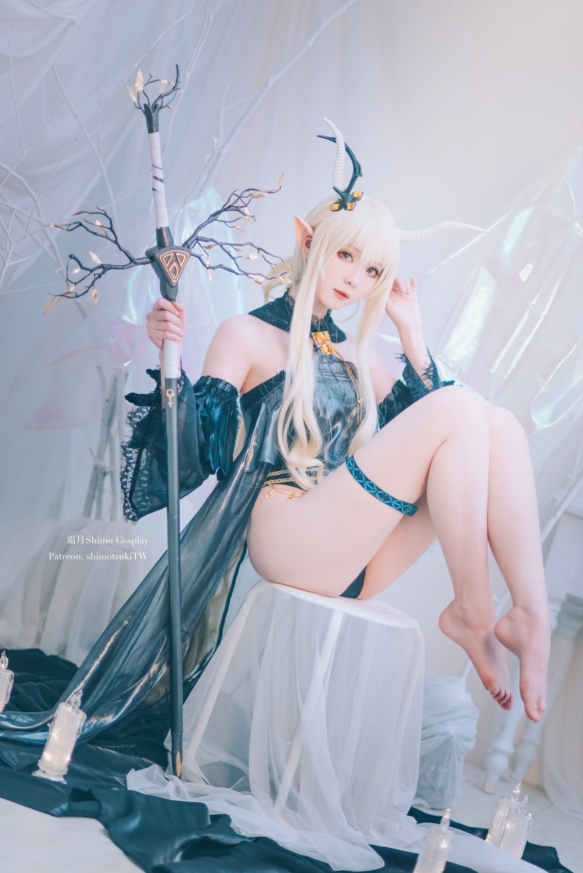 图片[4]-「cosplay」霜月shimo – NO.24 明日方舟 闪灵-COS世界