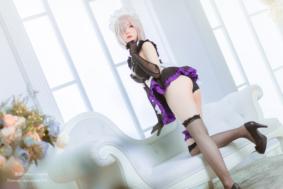 图片[4]-「cosplay」霜月shimo – NO.14 -玛修女仆-COS世界