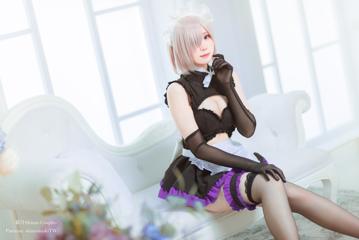 图片[5]-「cosplay」霜月shimo – NO.14 -玛修女仆-COS世界