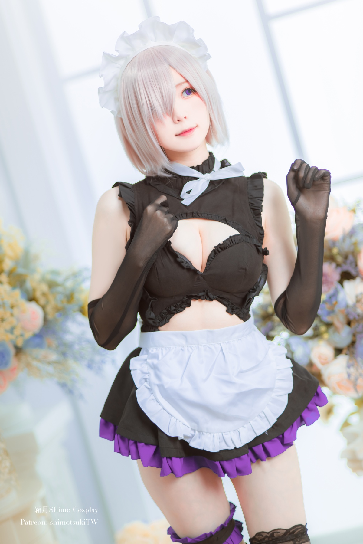 图片[3]-「cosplay」霜月shimo – NO.14 -玛修女仆-COS世界