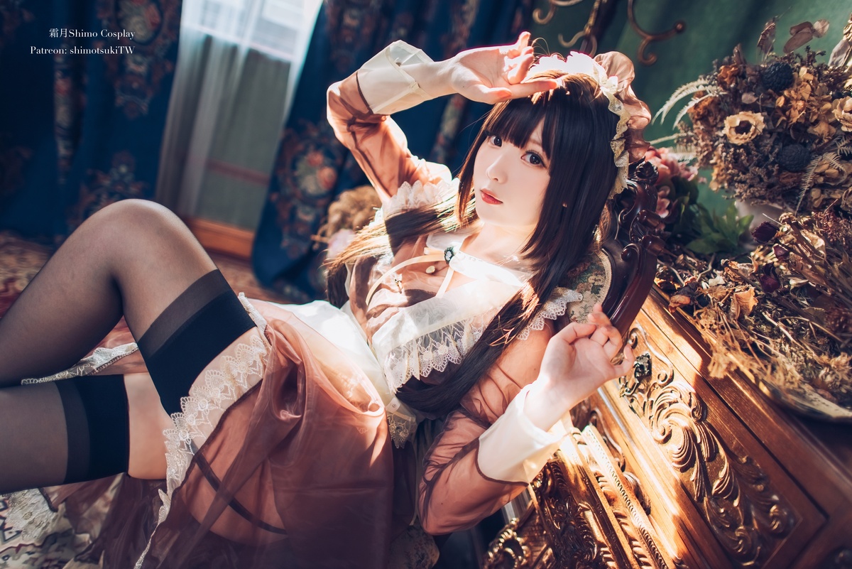 图片[4]-「cosplay」霜月shimo – NO.08 女仆私服-COS世界