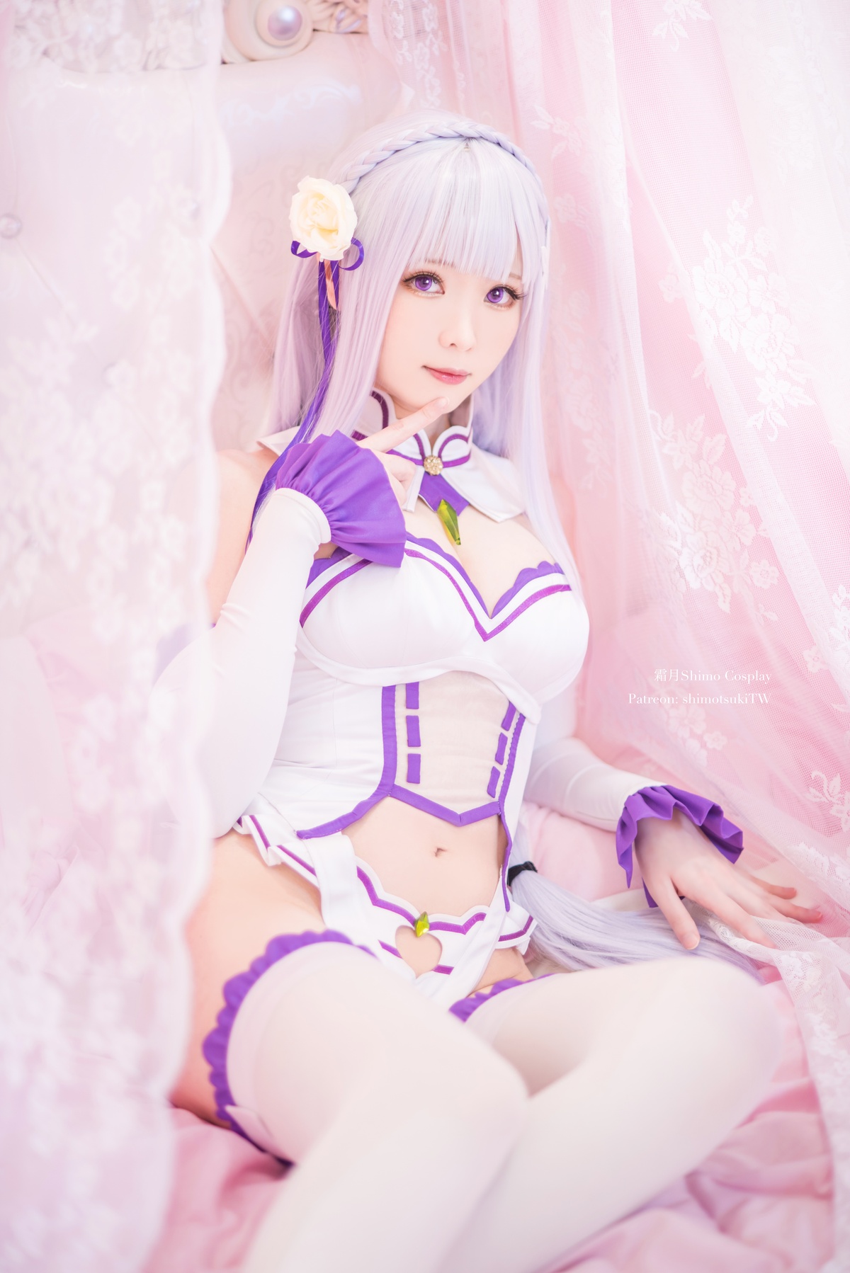 图片[4]-「cosplay」霜月shimo – 004：艾米莉亚-COS世界