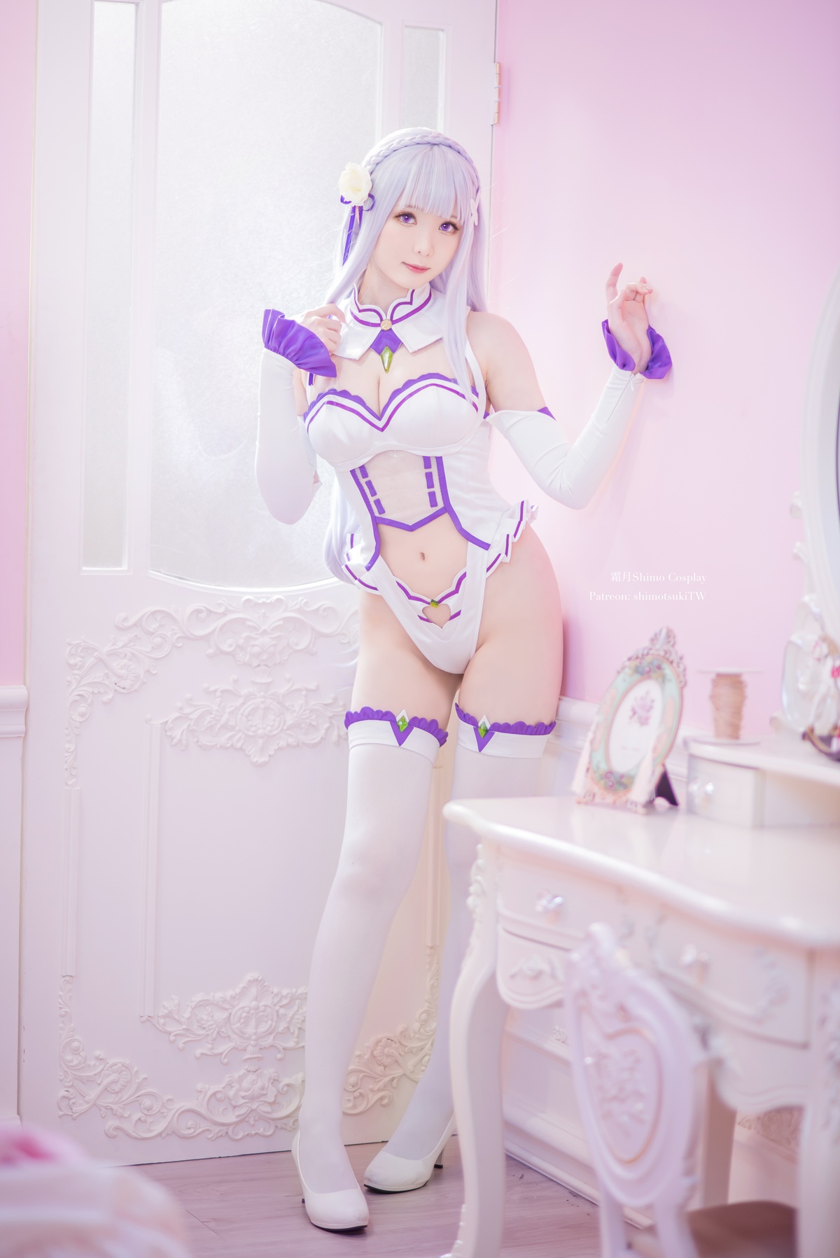 图片[3]-「cosplay」霜月shimo – 004：艾米莉亚-COS世界