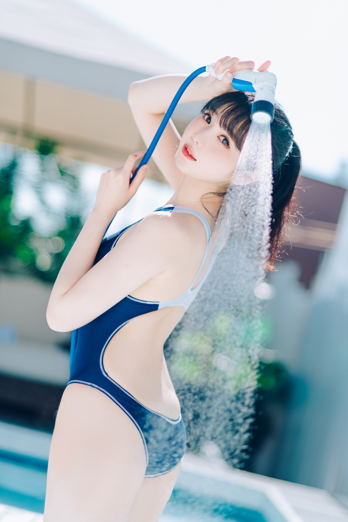 图片[4]-「cosplay」霜月shimo  – 高叉泳衣-COS世界