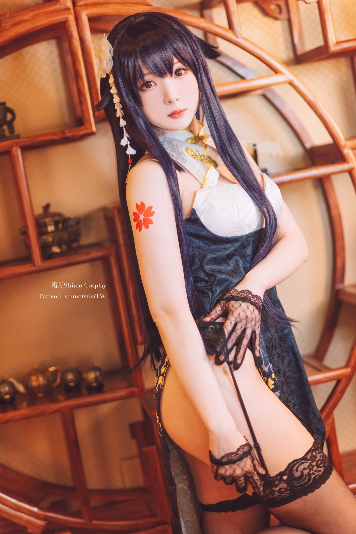 图片[3]-「cosplay」霜月shimo – NO.43 碧蓝航线 吾妻旗袍-COS世界