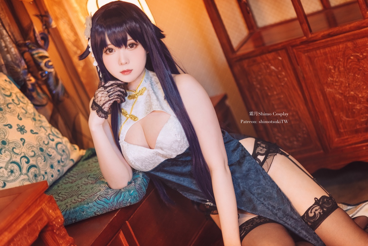 图片[4]-「cosplay」霜月shimo – NO.43 碧蓝航线 吾妻旗袍-COS世界