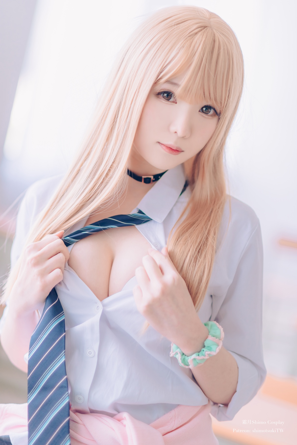 图片[2]-「cosplay」霜月shimo – NO.39 金发制服-COS世界