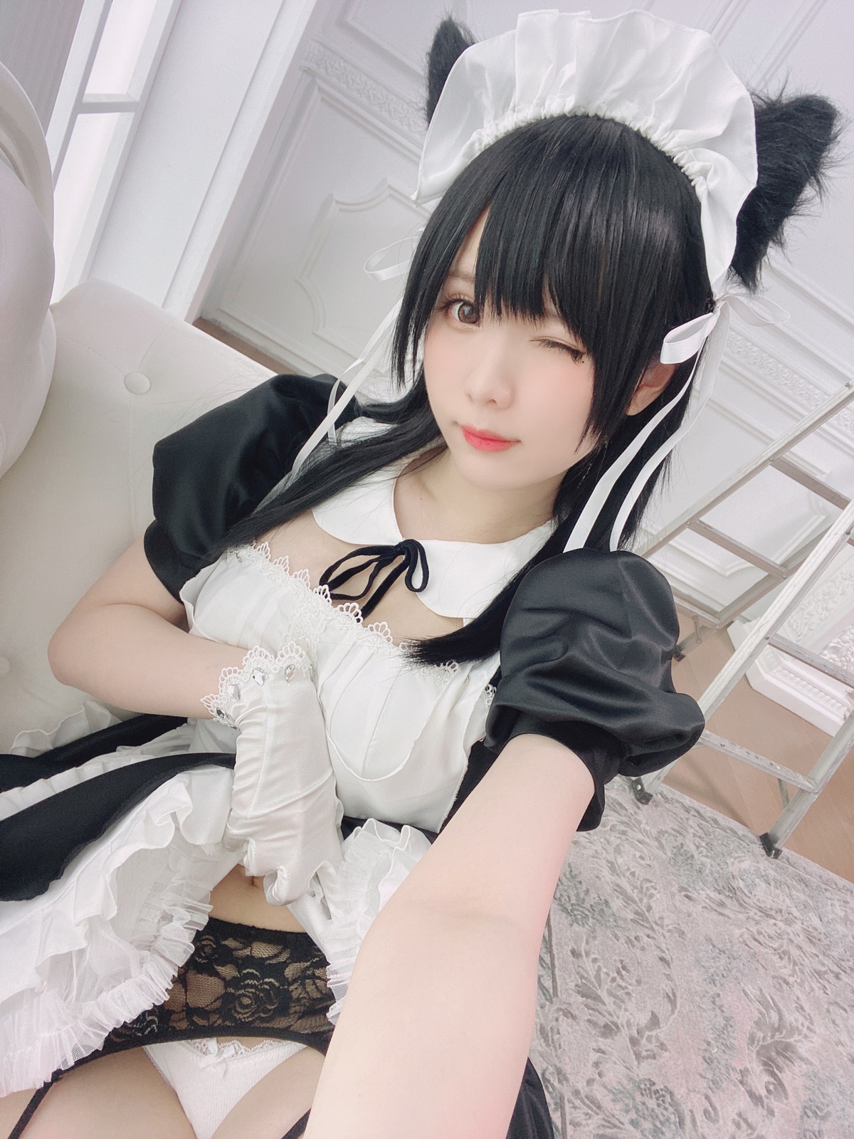 图片[2]-「cosplay」霜月shimo – NO.34 爱宕女仆-COS世界