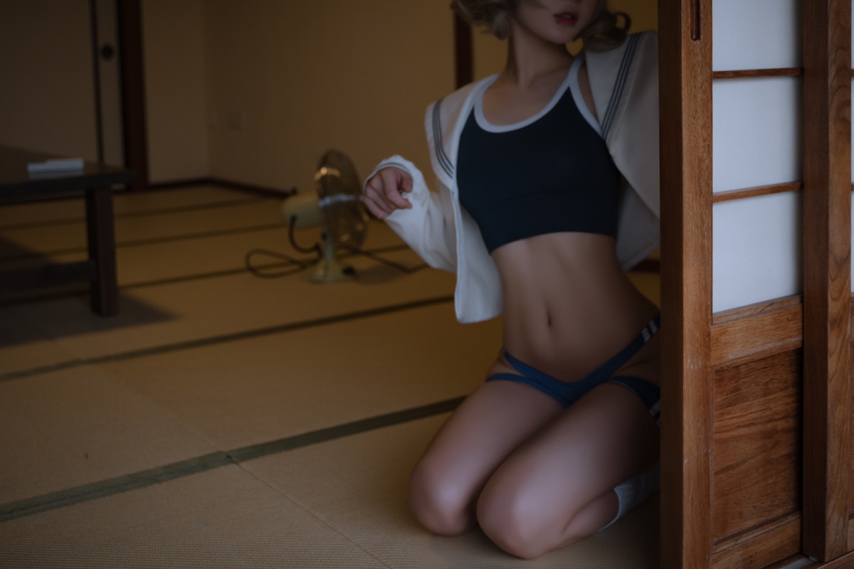 「动漫博主」阿包也是兔娘 NO.019 X型体操服-COS世界