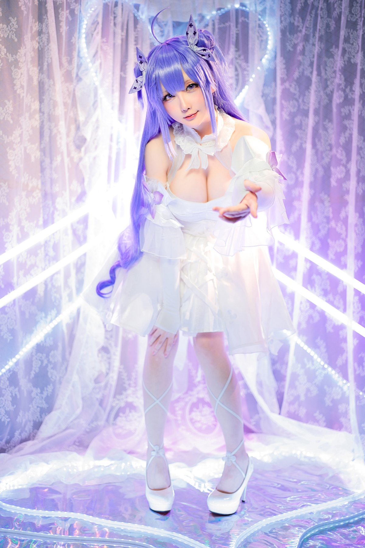 图片[5]-「微博Coser」星之迟迟 纯白と漆黑-独角兽-COS世界