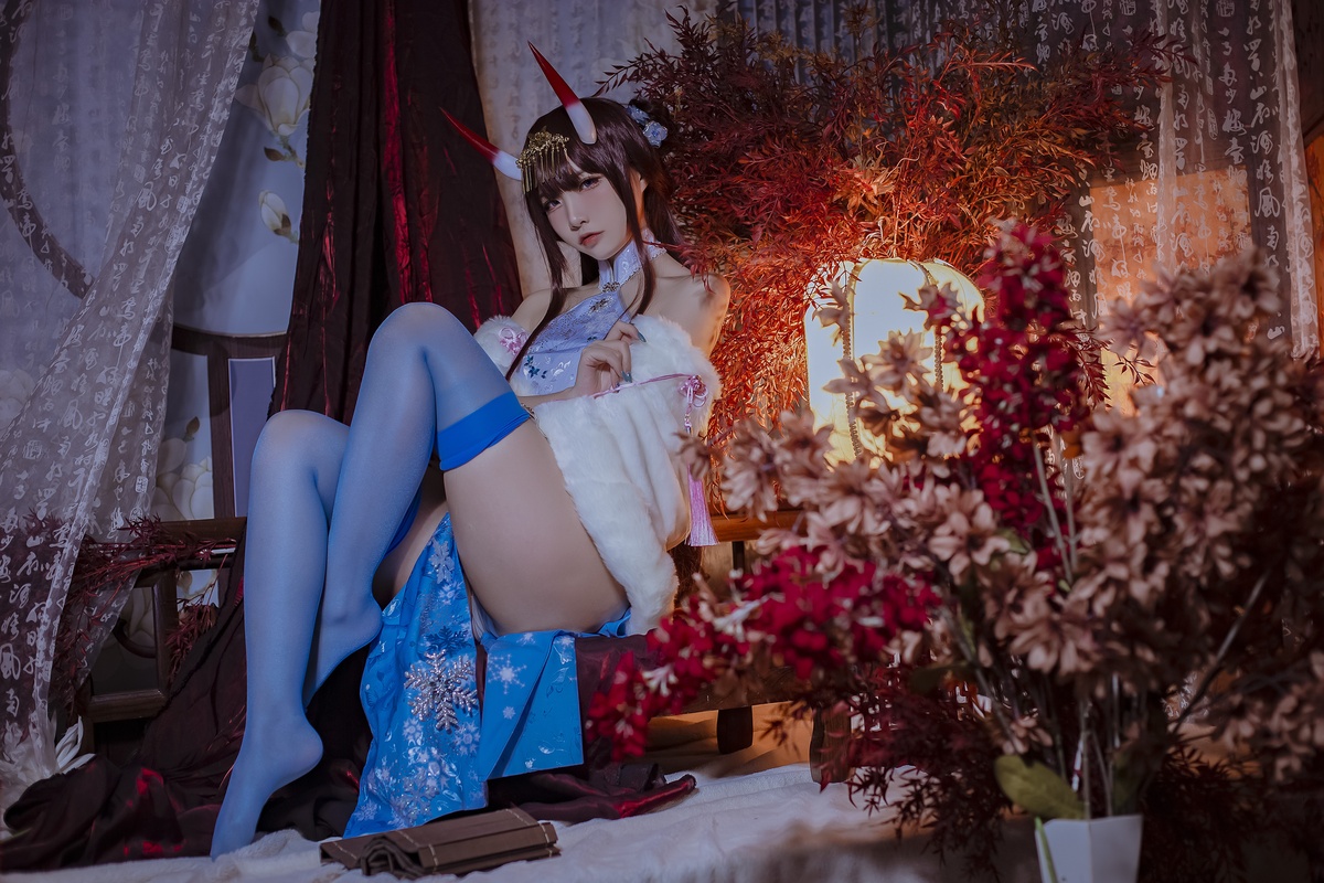 图片[4]-二佐Nisa碧蓝航线能代旗袍18P120MB-COS世界