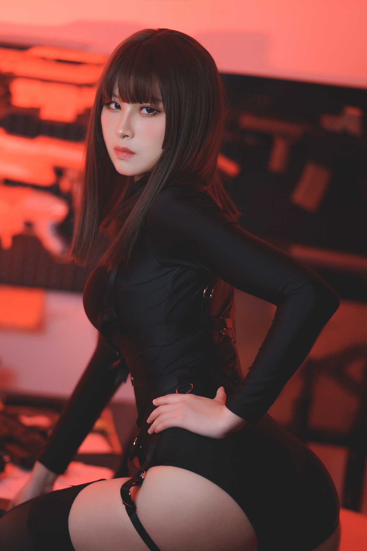 图片[2]-田璐璐 NO.007 高叉女仆-COS世界