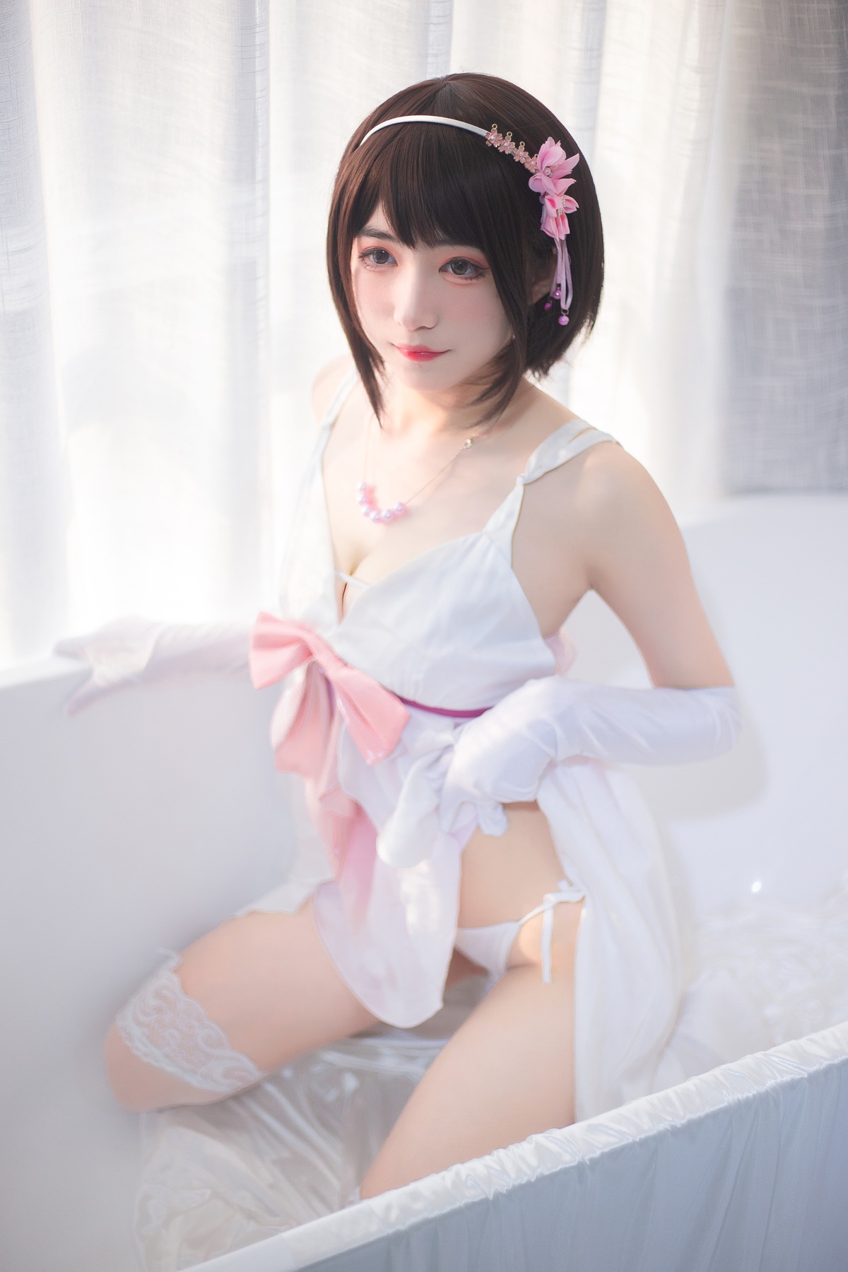 图片[5]-宫本绘鱼缸里的白丝-COS世界