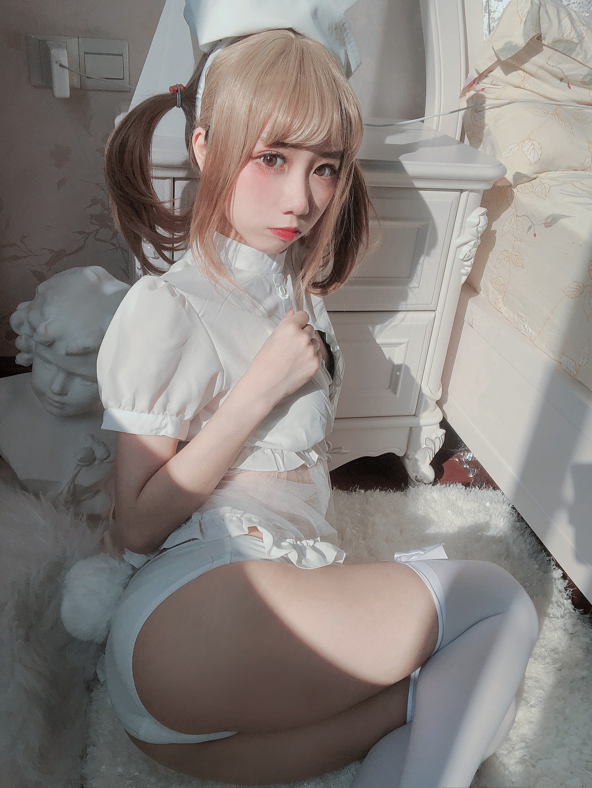 图片[4]-「网红萝莉」果咩酱w NO.015 兔兔护-COS世界