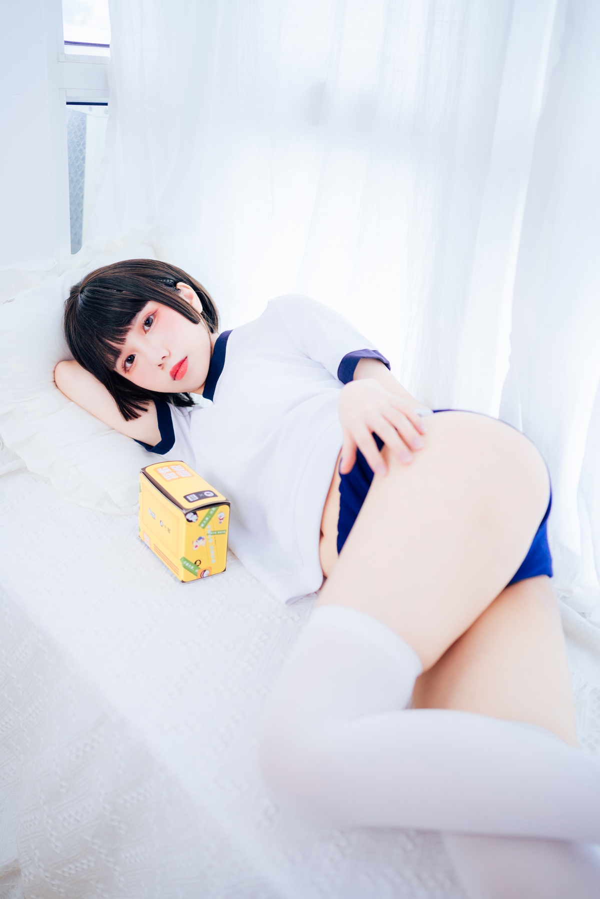 图片[2]-「网红萝莉」果咩酱w – NO.008 体操服-COS世界