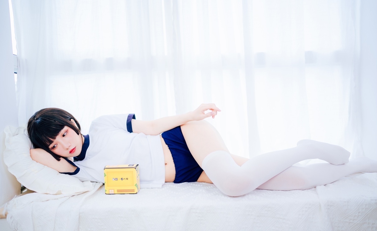 图片[3]-「网红萝莉」果咩酱w – NO.008 体操服-COS世界