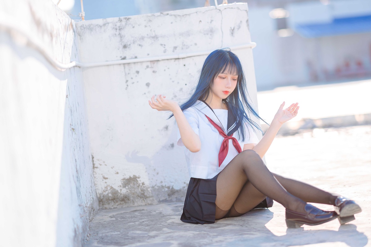 图片[2]-「网红萝莉」果咩酱w – NO.19 jk制服-COS世界