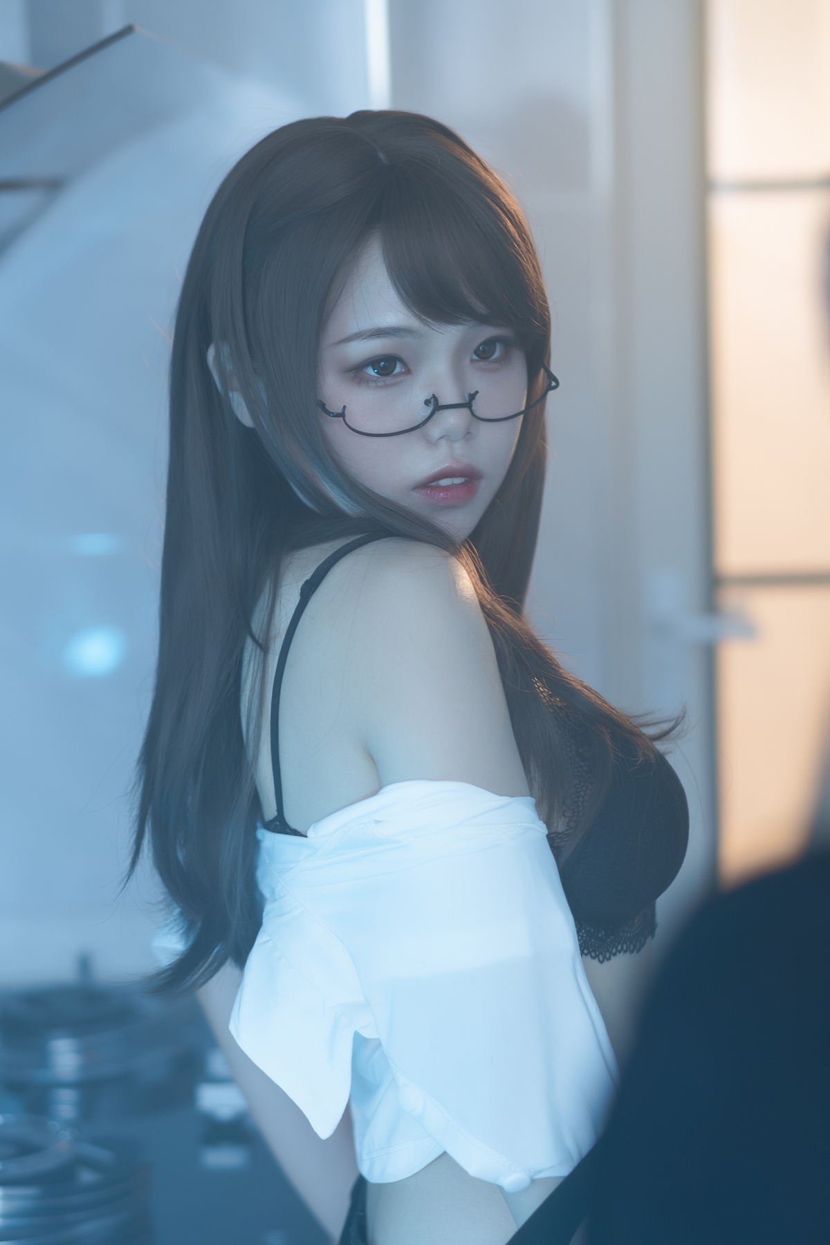 图片[4]-七月喵子 – NO.12 厨房眼镜娘1号-COS世界