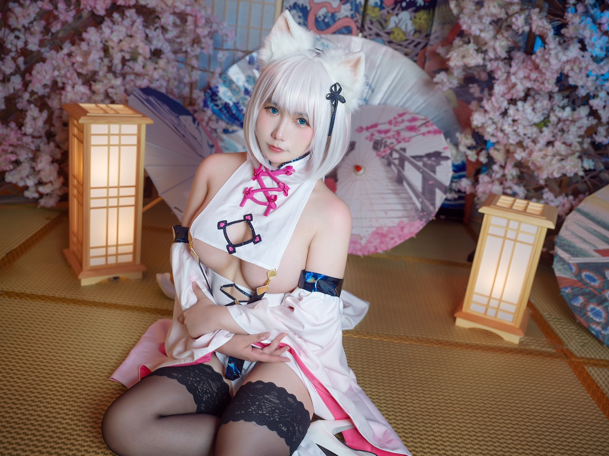 图片[2]-微博Coser@麻花酱 NO.032 魔太郎旗袍-COS世界