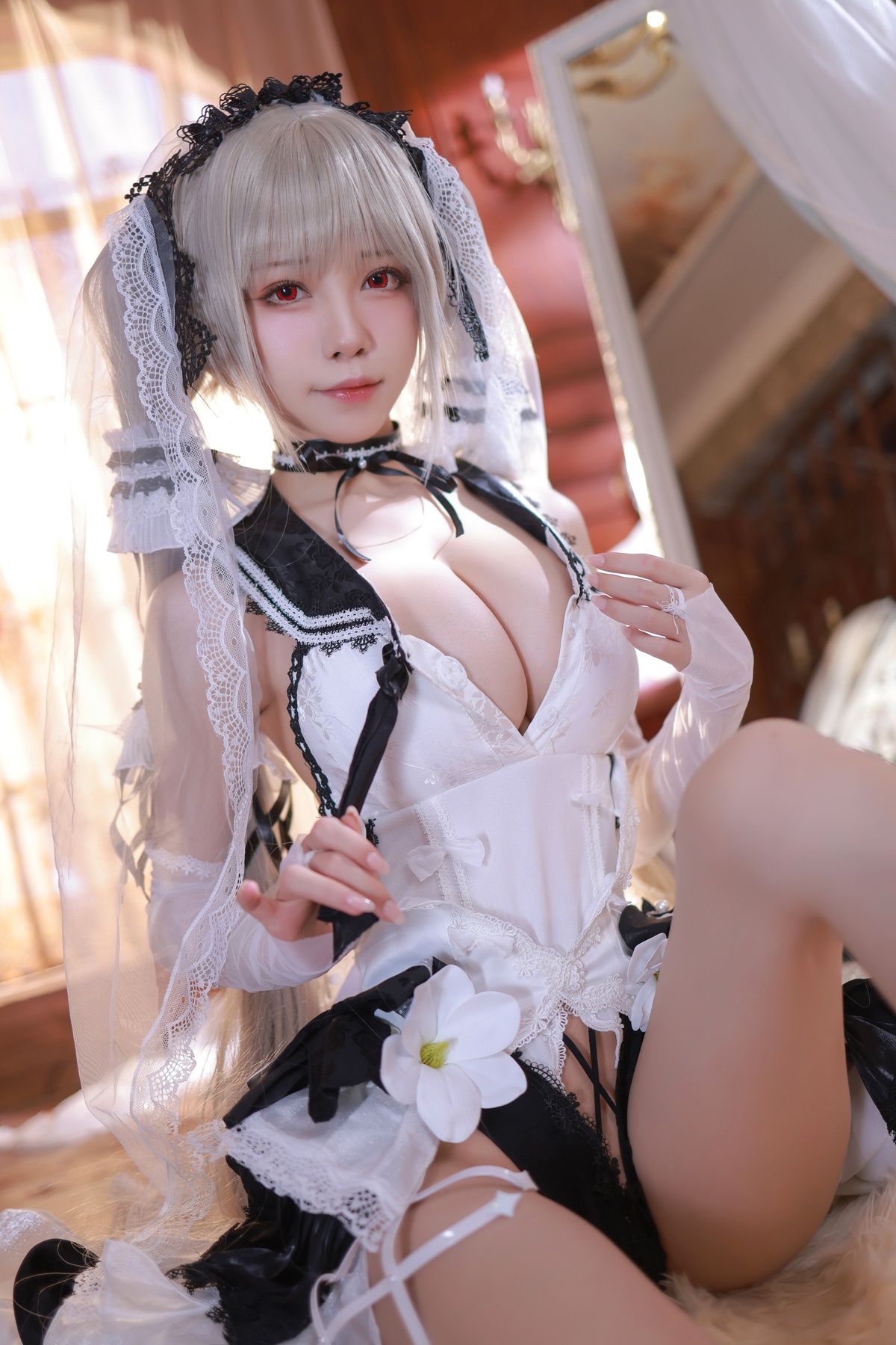 图片[3]-水淼 NO.089 碧蓝航线 可畏三部-婚纱-COS世界