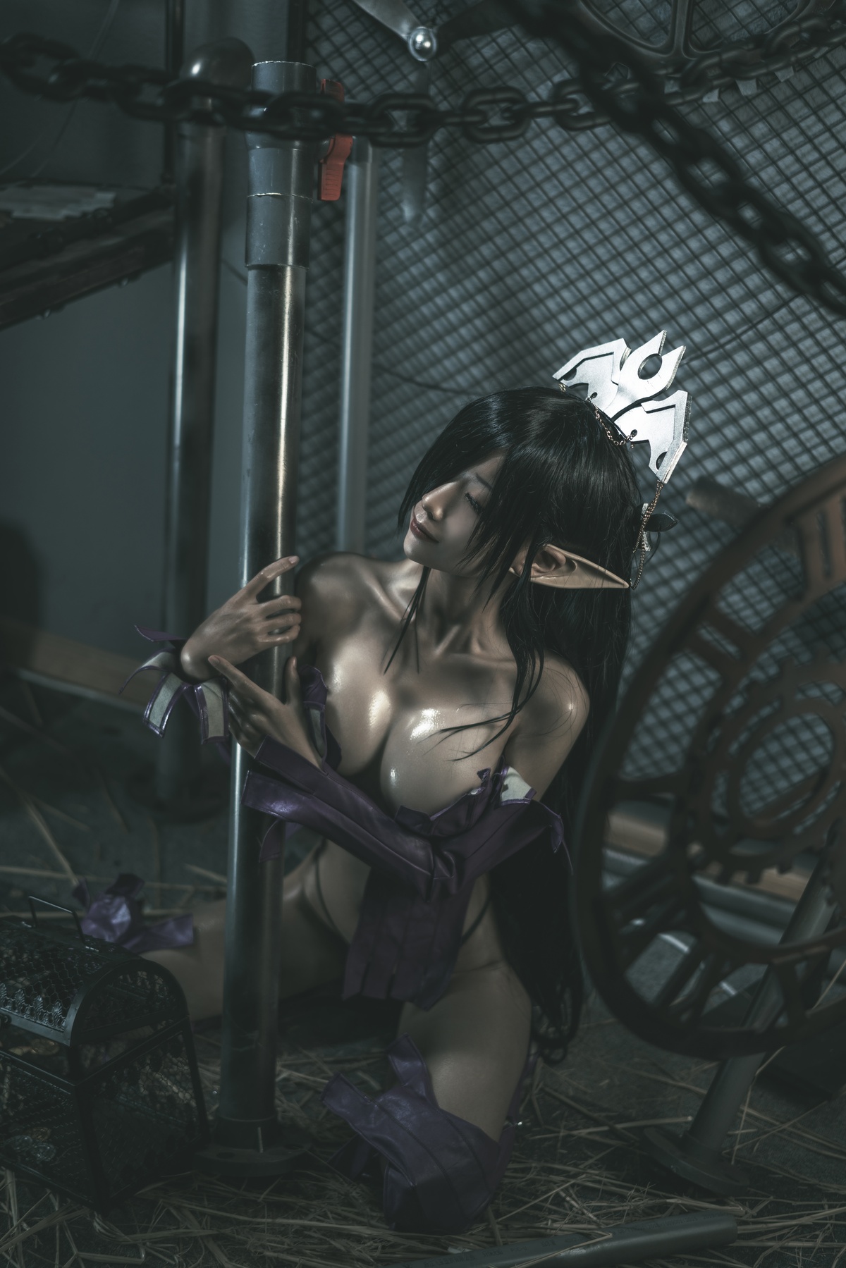 图片[3]-蠢沫沫 – NO.117 黑兽 女王之原设35p-COS世界